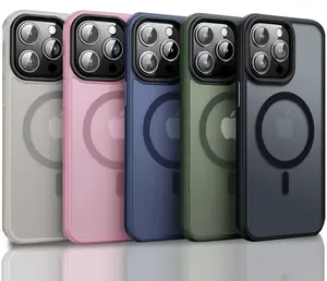 Defender Magsafe Magnetic Colorful Case Cover For Apple iPhone 16 / 16 Plus / 16 Pro / 16 Pro Max / Shockproof Phonecase Protector Protection Casing Protective