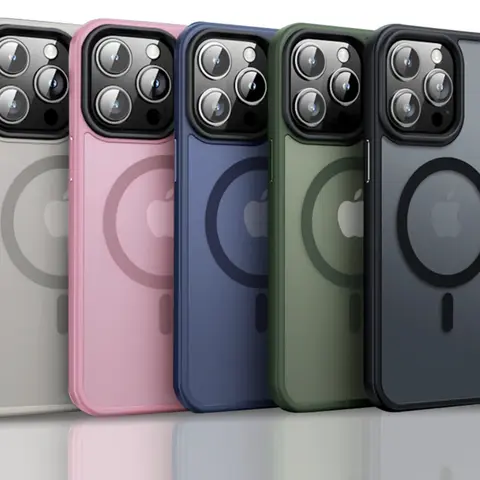Colorful Magsafe Magnetic Case Cover For iPhone 17 / 16 / 15 / 14 / 13 / 12 / Plus / Pro / Pro Max / Shockproof Phonecase Protector Protection Casing Protective