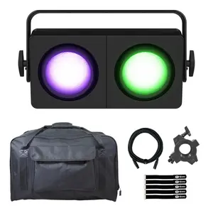 Chauvet DJ Shocker P2 Dual Lens RGBA+WW LED Blinder with Carry Bag Package