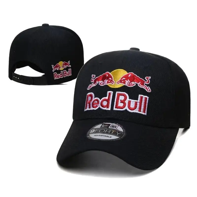 New F1 Red Bull Racing Hat RedBull Breathable Mesh Hat Embroidered Hip-Hop Sports Sun Visor Trendy Flat Brim Hat trucker cap baseball cap snapback cap for men 1