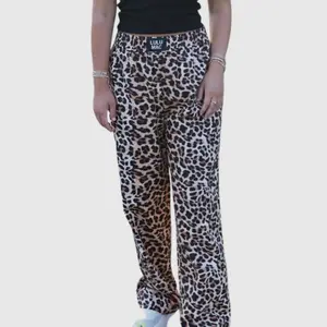 Lulu Mac PALP Leopard Pant Women's Cotton Leopard Lounge Pants Relaxed Fit Garment-Dyed Everyday Wear
