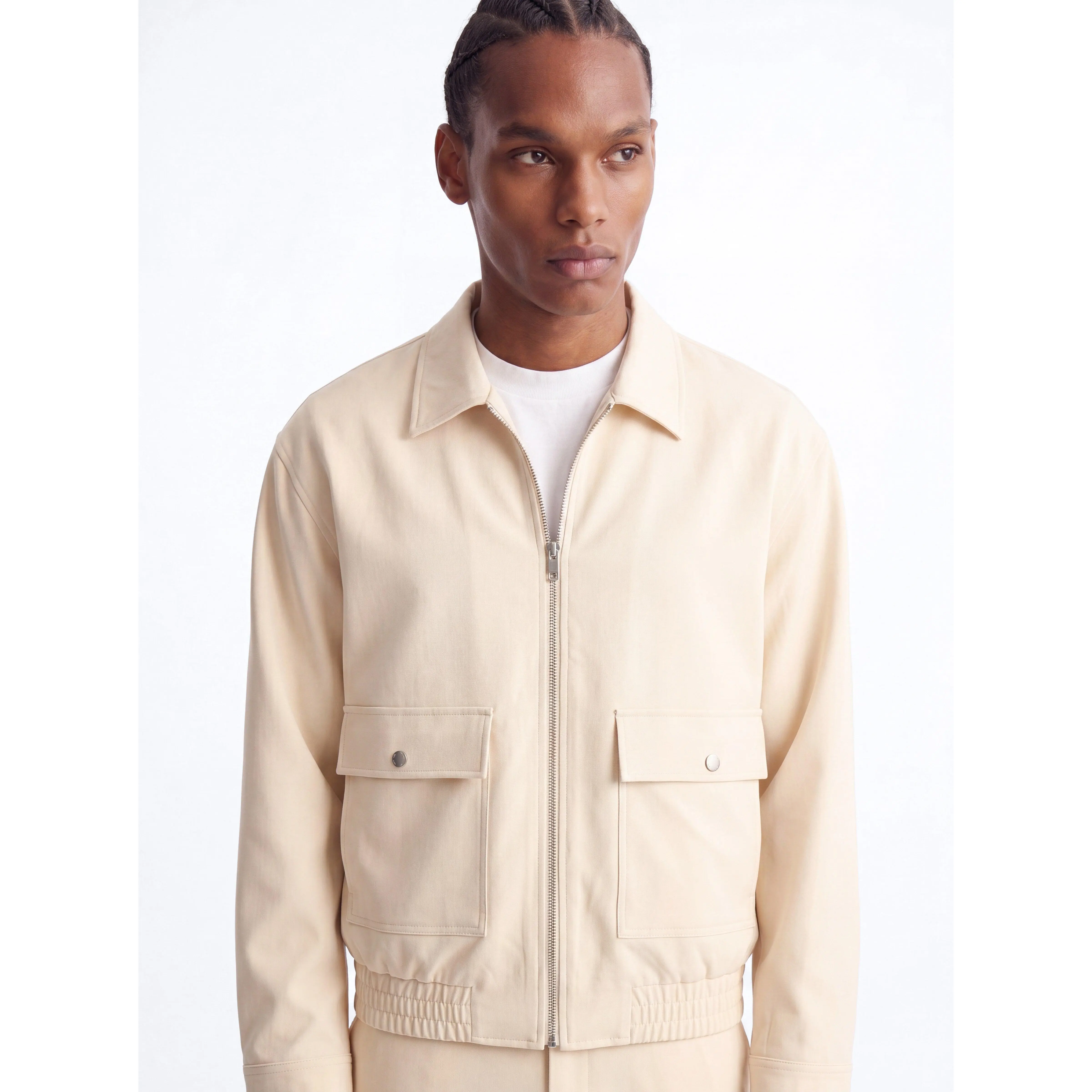 Modern Essential Jacket - Beige