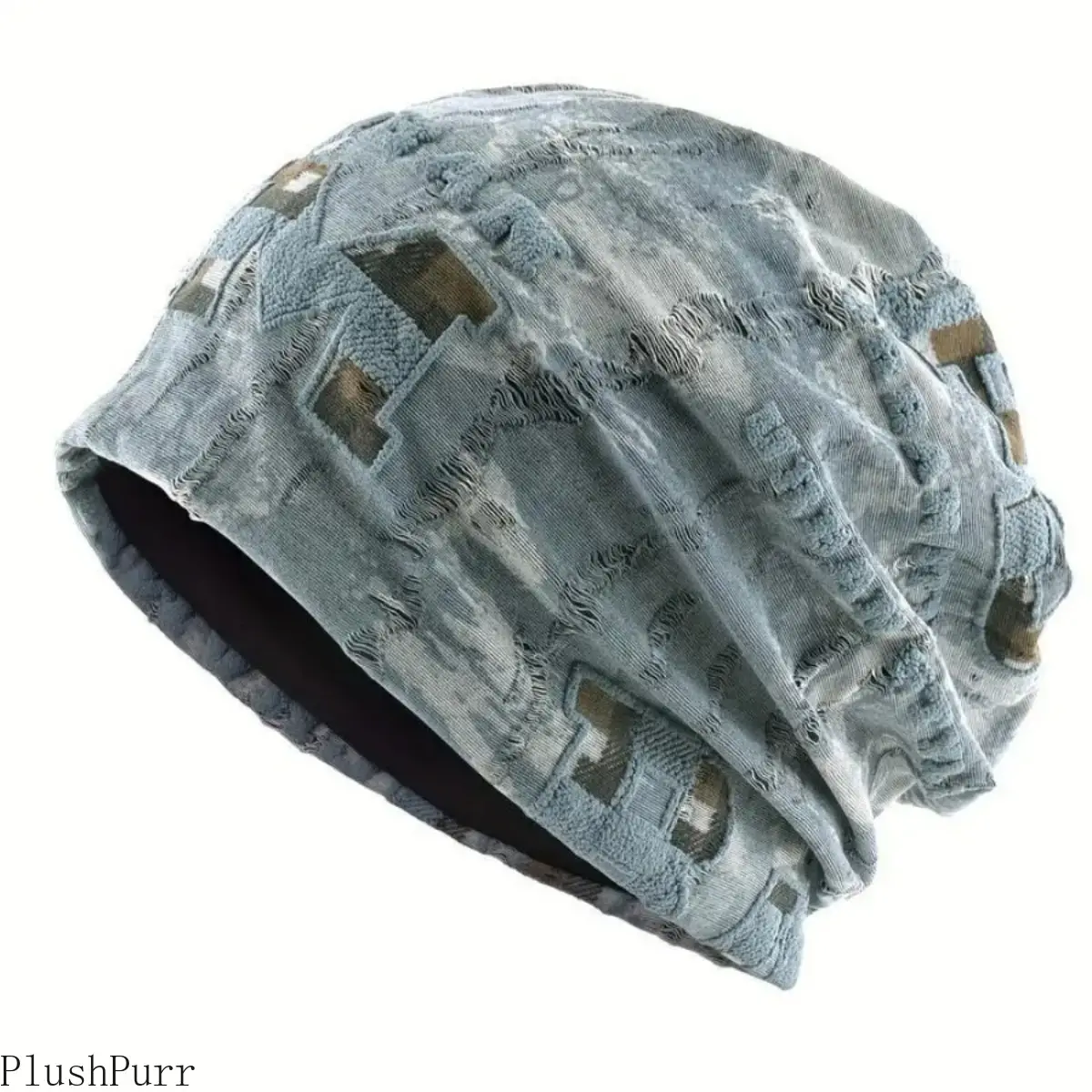 Unisex 2026 New Arrival Knitting Beanie, Vintage Letter Print Slouchy Skull Cap, Lightweight No-Brim Elastic Stretch Warm Cap, Comfortable for All Seasons, Sports & Outdoor Accessory, Lightweight Cap,summervibes tiktokshopbacktoschool