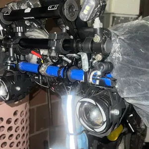 Motorcycle Dash Cam, 3" Screen Motorbike Camera Front and Rear Dual Lens with 64G TF Card Waterproof Motorcycle Video Driving Recorder Camera with Light Vision, G-Sensor, Dashcam, Loop Recording, car accessories, fathersdaygift