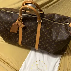 Pre-owned Louis Vuitton canvas Travel Bags PreOwned Keepall 60 Monogram Travel Bag