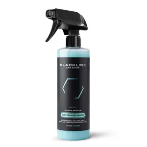 BLACKLINE Waterless Wash – Waterless Car Cleaning Spray for Cars, Wheels, and Glass with Streak-Free Shine and One-Step Protection