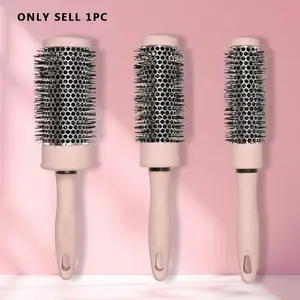 Round Hair Brush Set, 3 Counts/set Massage Scalp Curly Straight Hair Comb, High Face Practical Comb, Heatless Styling Tool for Women & Men