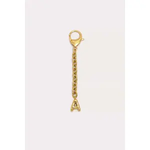 Bubble Initial Keychain