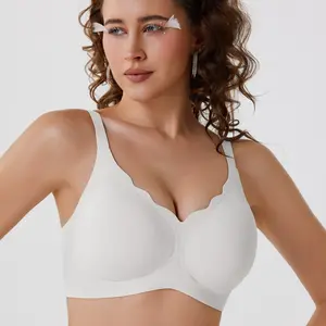 Livedeer Women's Wirefree Bras Full Coverage No Underwire Everyday Comfortable Wireless Padded Bras for All-Day Wear