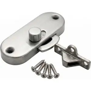 90- Right-Angle Barn Door Latch Lock,Slide Locks for Inside Door,90  Moving Door Right Angle Buckle  Lock, 90  Latch
