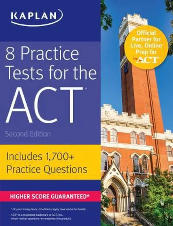 USED-8 Practice Tests for the ACT: Includes 1,728 Practice Questions (Kaplan Test Prep) by Kaplan Test Prep (Paperback)