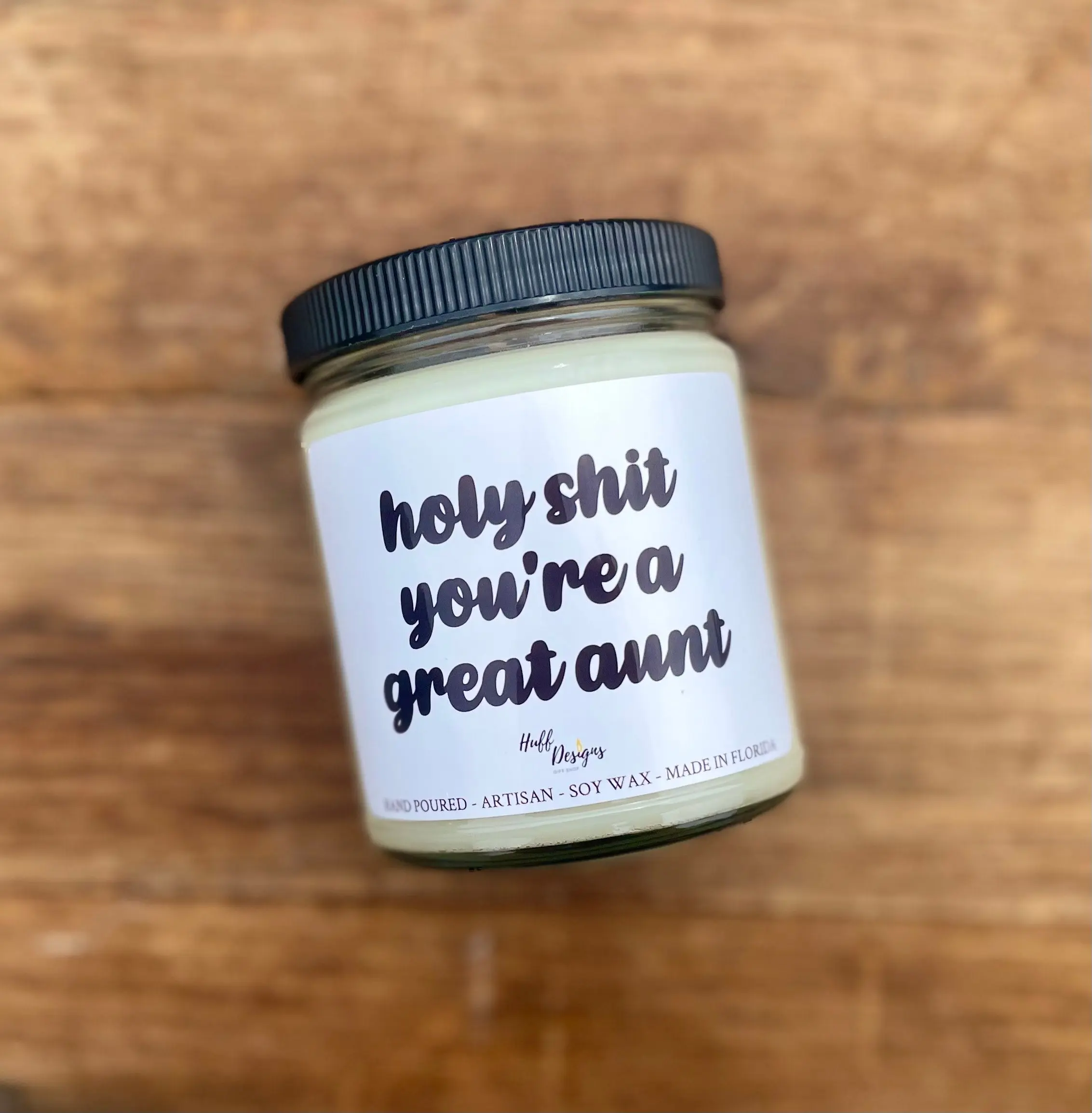 Holy Shit You're A Great Aunt, New Great Aunt Gift, Great Aunt Soy Candle Gift, Gift for Aunt, Promoted to Aunt, New Aunt Gift, New Aunt