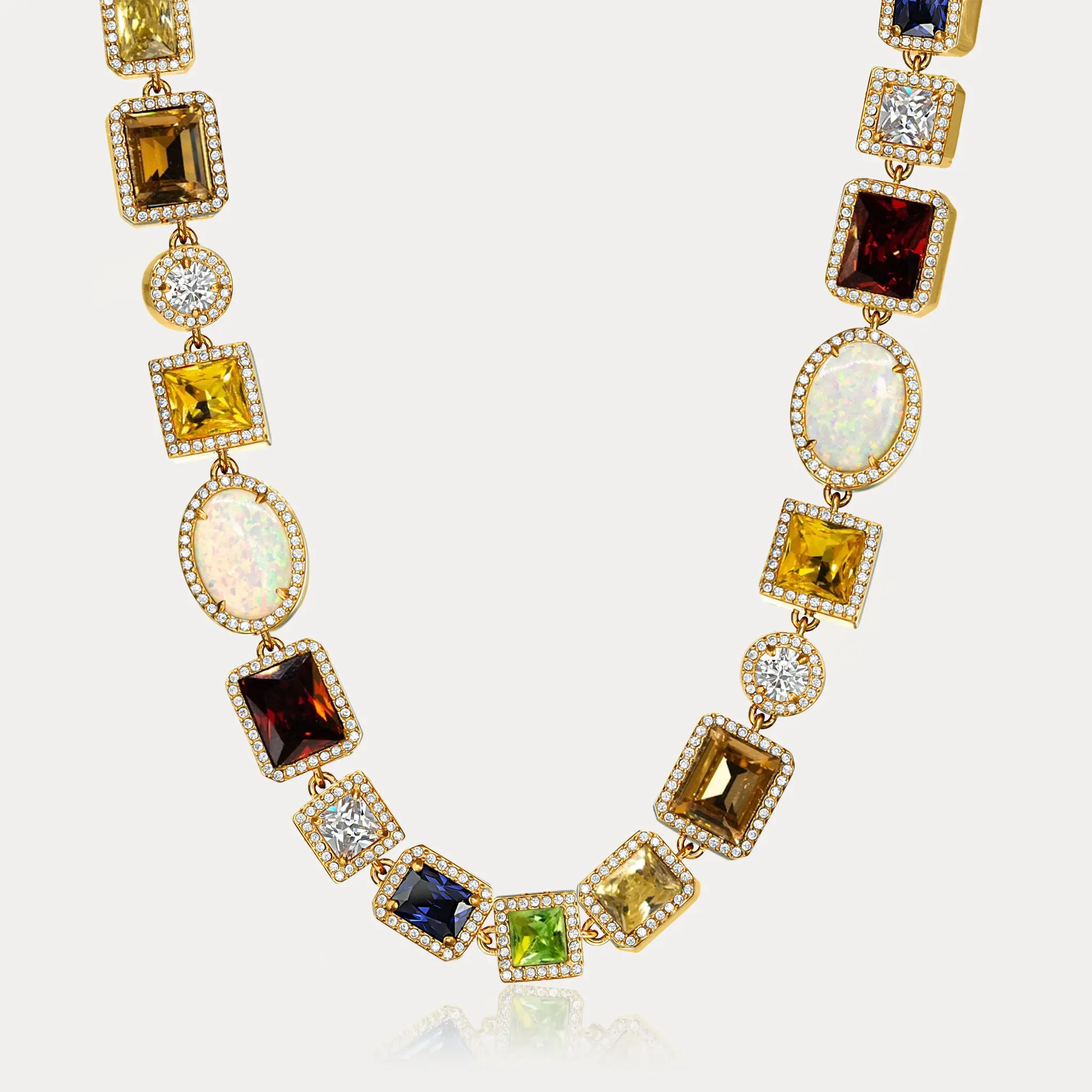 Motley Gemstone Chain - Gold