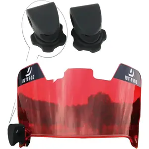 Clear Scratch-Resistant Football Visor Shield for Helmets, Fits Adult & Youth Football Helmets