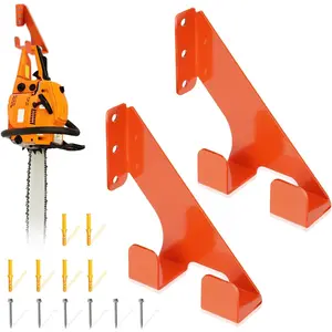2 Pack Heavy Duty Chainsaw Hanger Wall Mount Organizer Rack, 300 lbs Capacity, Includes Screws, Compatible with for Stihl 009, 011, 200t, 201t, 360, for Hqvarna