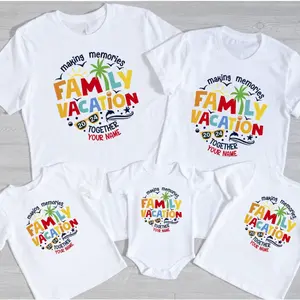 Family Vacation 2024 Making Memories Together Shirt,Custom Family Shirt,Family Matching Tees,Summer Vacation T-shirts,Family Vacation Shirts x PeckShirt