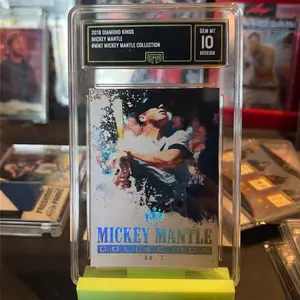 2018 Mickey Mantle Canvas card GMA gem mint 10 #7 (cert# 8559368