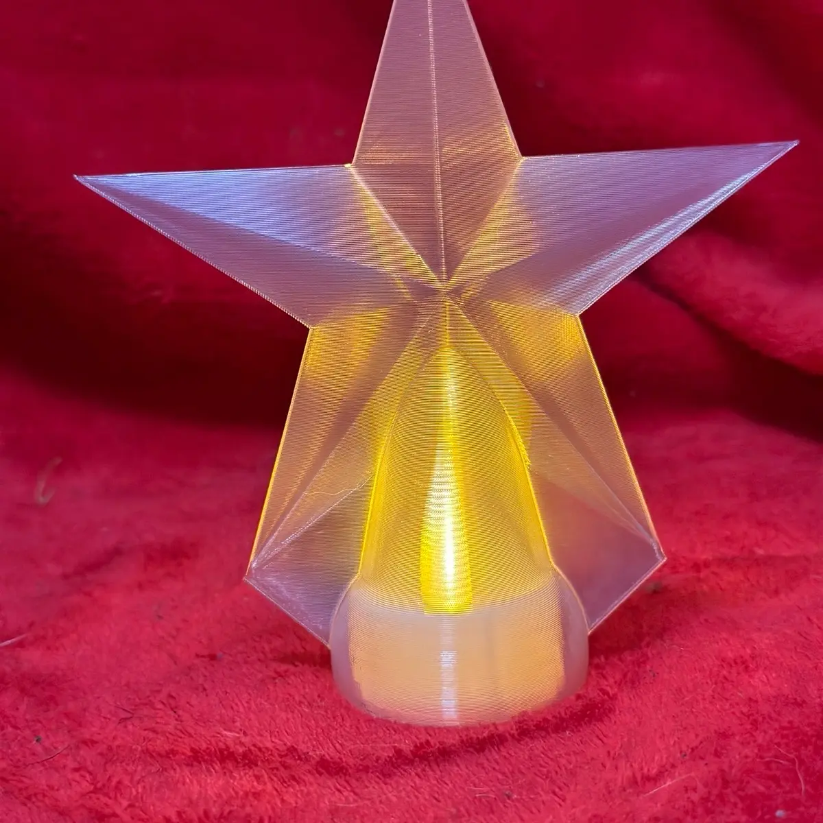 Lighted Star Decoration Centerpiece for Festive Occasions