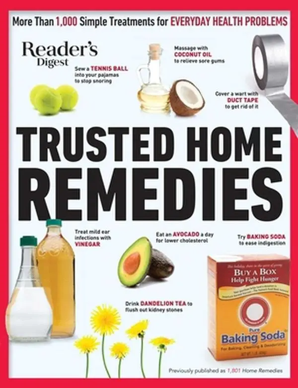 Used Good "Reader's Digest Trusted Home Remedies: Trustworthy Treatments for Everyday Health Problems" Soft Cover English Book (Literature & Art Category)