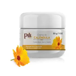 Pili Natural crema de Caléndula, cremas hidratante para pieles ásperas o agrietadas 30 gr. Moisturizers Skincare Skin Repair Hydrate Gentle