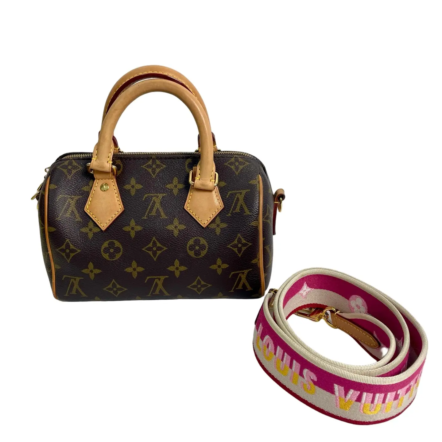 Pre-owned coated canvas crossbody bags Louis Vuitton Speedy Bandoulière 20 Monogram Canvas