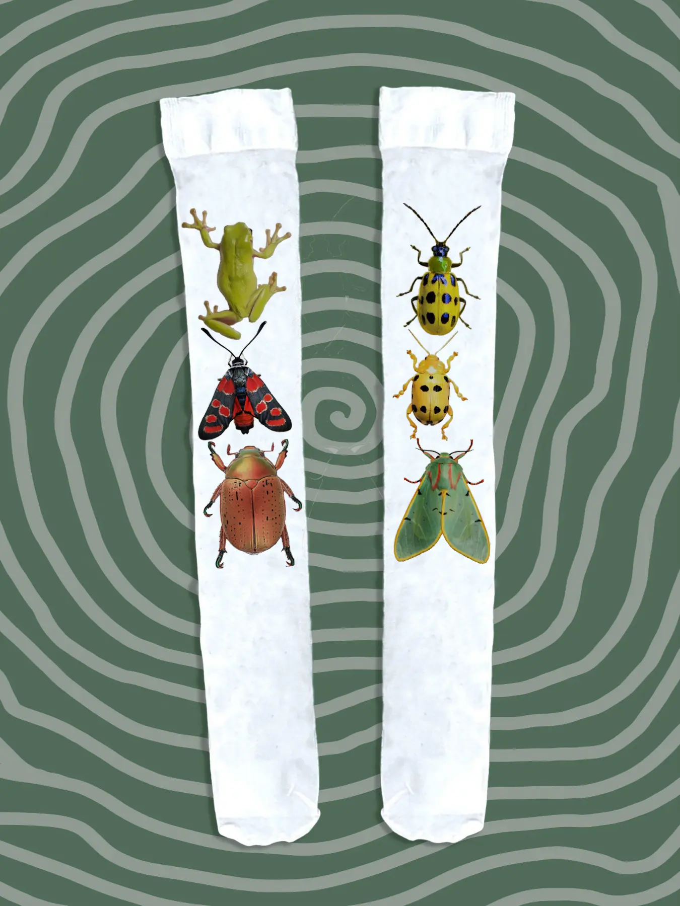 Y2K Millennium Vibe Returns! Insect Knee-High Socks, Harajuku Street Style Trendsetter, #sockstyle Happysocks