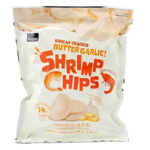GUGEN Shrimp Chips with Garlic and Butter 4.58 oz