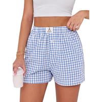 Light Blue White Plaid