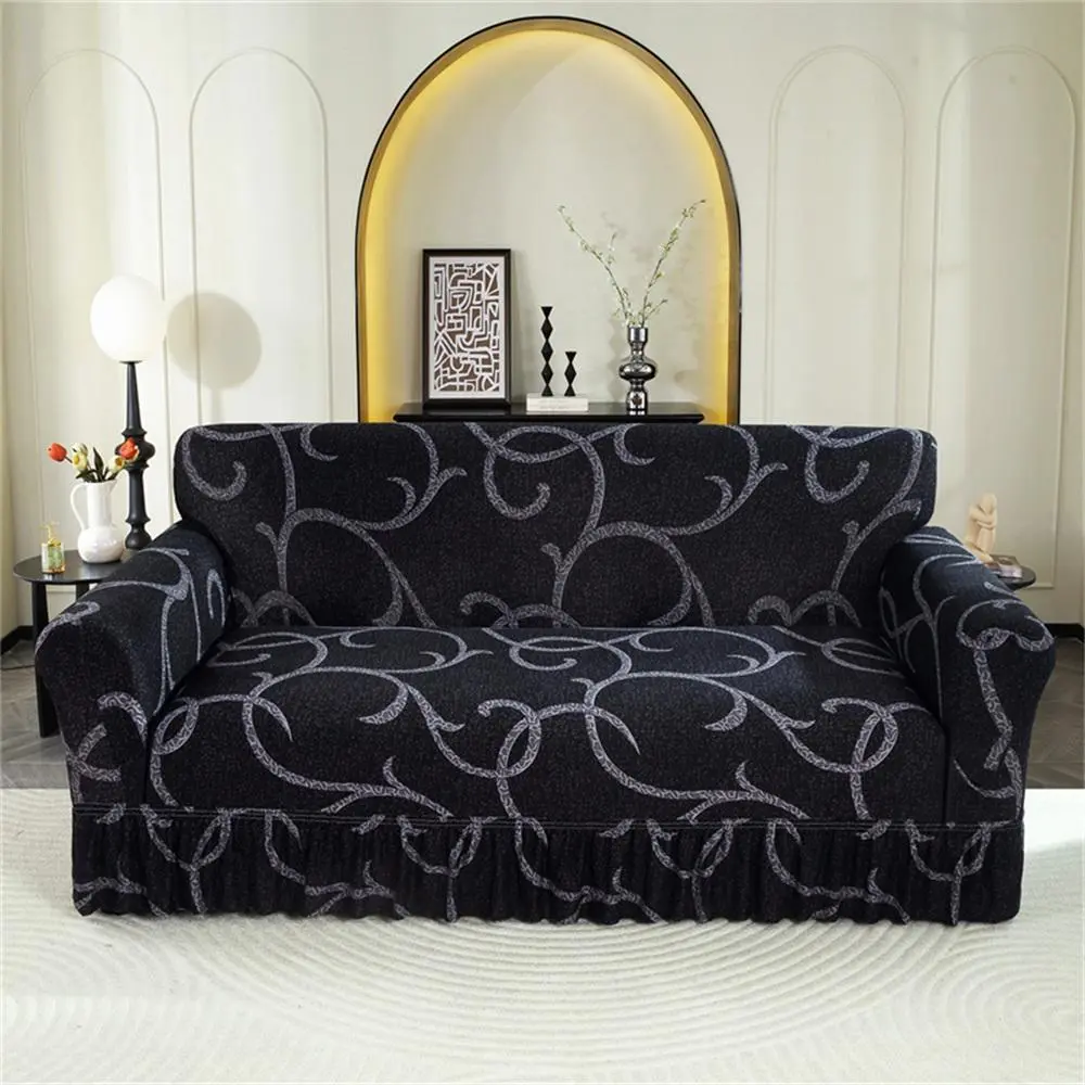 Floral Pattern Sofa Cover, 1 Count Modern Sofa Slipcover, Sofa Protector for Home Living Room, Dustproof Sofa Cover for Home Decor, Washable Sofa Slipcover, Stretch Sofa Cover, Couch Slipcover, Elastic Sofa Slipcover