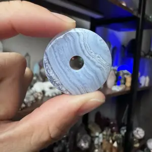 Small donut crystal carving