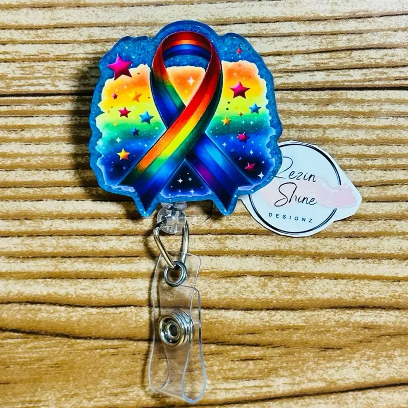 Pride Ribbon Badge Reel