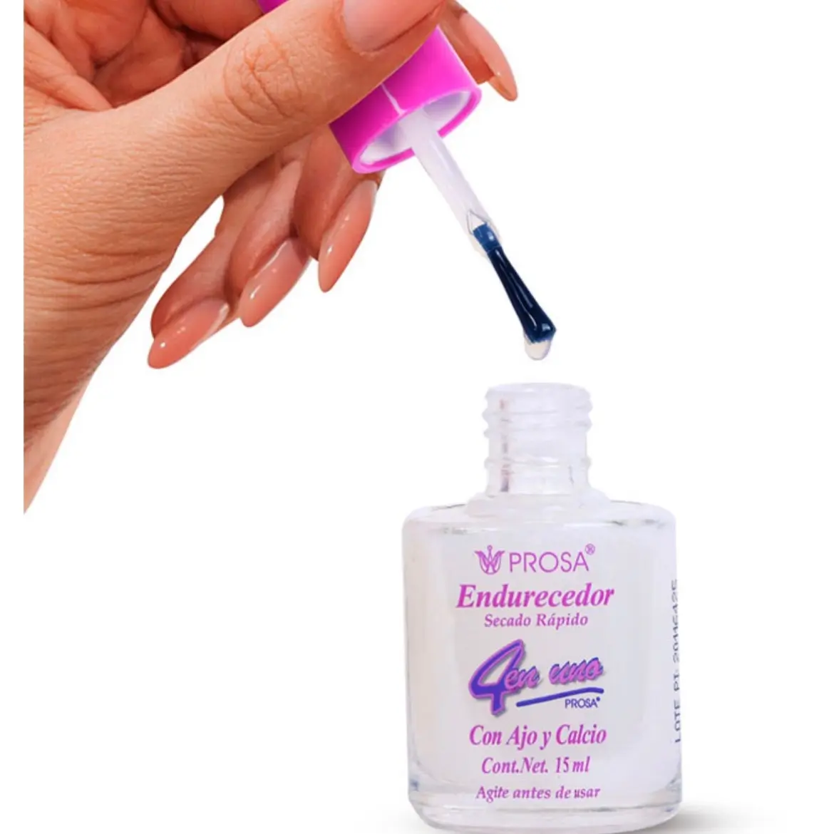 PROSA NAIL HARDENER POLISH  / PROSA Esmalte Endurecedor de Uñas Nail Polish Nail Care Manicure Nail Art Calcium Aloe Vera (NAIL POLISH)