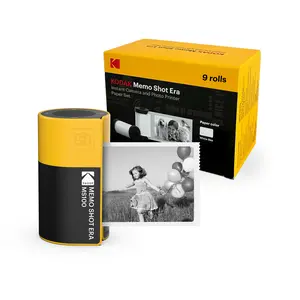 KODAK Memo Shot ERA Instant Digital Camera and Photo Label Printer (Camera + 10 Rolls)