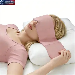 Weighted Sleep Mask for Side Sleepers 2026 Trend Dual Fabric Cooling Ice Silk & Soft Fleece 100% Blackout Eye Mask Adjustable Comfortable Pressure Eye Cover “Weighted Blanket for Eyes” Sleep Aid for Deep Sleep Travel Migraine Relief Relaxation Lash Extens