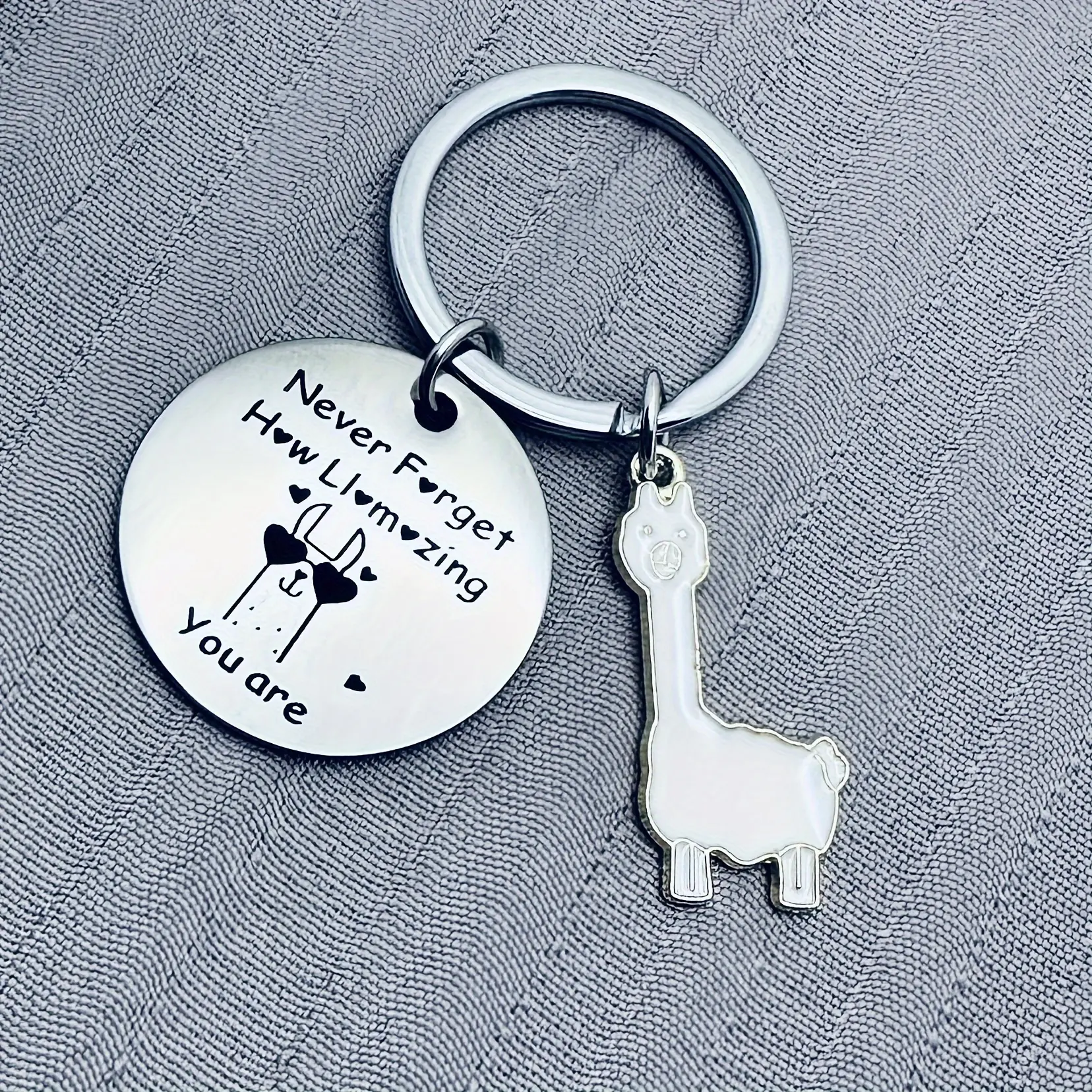 Alpaca Lover Keychain Gift Set, Perfect for Birthdays & Holidays, Inspirational Alpaca Mother Design, Ideal for Parties & Celebrations