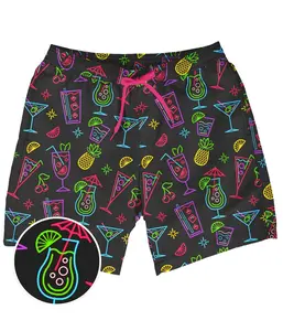Neon Nightcap Stretch Swim Trunks - 7.5" Inseam