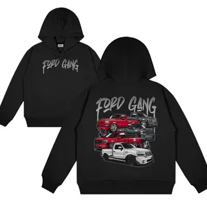 Ford Gang Hoodie Ford Trucks Cotton Long Sleeve Streetwear