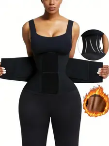 Waist Trainer Belt, Waist Cincher Trimmer Ab Belt, Fajas, Tummy Control Body Shaper With Triple Wrap for Women And Men, Slim Fit Sports Girdle, Sporty Waist Slimmer, Tummy Control Waist Cincher, Suitable for Daily Yoga and Outing Gym
