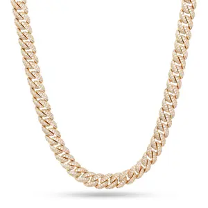 10mm Iced Miami Cuban Link Chain
