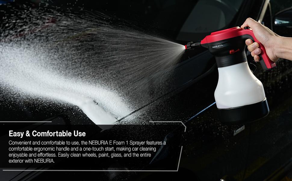 NEBURIA Electric Foam Sprayer,Purple,Rechargeable High Pressure Foam Cannon for Car Wash,Auto Detailing,Home,Industrial Cleaning,Professional Foam Sprayer with Smart Control Core,Ergonomic Handle,Portable Cordless Cleaner for Kitchen,Windows,Bathroom NEBURIA Electric Foam Sprayer,Purple,Rechargeable High Pressure Foam Cannon for Car Wash,Auto Detailing,Home,Industrial Cleaning,Professional Foam Sprayer with Smart Control Core,Ergonomic Handle,Portable Cordless Cleaner for Kitchen,Windows,Bathroom
