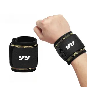 Adjustable Camo Wrist Brace | Compression Wrist Support Wrap – Durable Neoprene Wrist Stabilizer for Weightlifting, Tennis, Gym & Injury Recovery