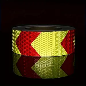 High-Visibility Reflective Automotive Safety Tape - Ensures Nighttime Protection for Vehicles, Trailers & Signs - Durable Weatherproof Film, Ideal for Car Body, Boats & Retail Use