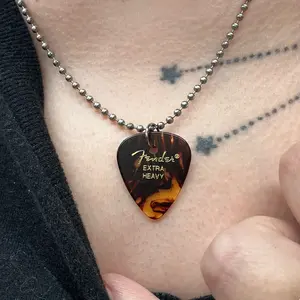 Eddie Munson Guitar Pick Necklace Cosplay Screen Accurate goth small business