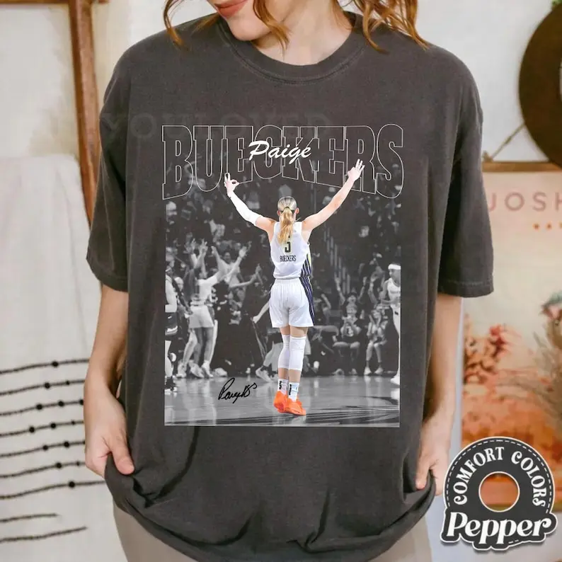 Comfort Colors Vintage 90s Paige Bueckers Basketball Women Shirt, Game Day Fan Gift