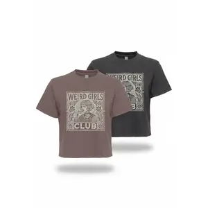 MTO Weird Girls Club Women's Midi Boxy Tee
