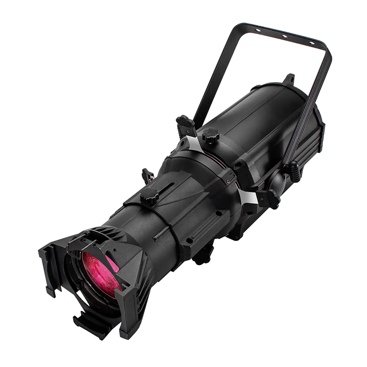 SHEHDS LEKO Stage Ellipsoidal Spotlight LED 250W RGBW 4in1 Beam Angle Ellipsoidal Fresnel lens Lights Manual Focus Four-Leaf Manual Cut Light Barrier 2500K-7500k DMX512 Par DJ Lights for Party Disco Bar Show Led Dimmable Led Bulbs