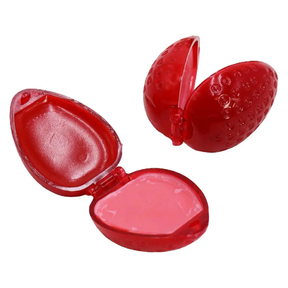2-in-1 Translucent Strawberry Lip Balm Moisturizing Gloss for Smooth Lip Balm  Lipgloss Hydrating Moisturizer Moisture Hydrate Glossy Cosmetic Makeup Glow Lip