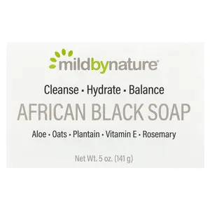 Mild By Nature African Black Bar Soap, 5 oz (141 g)