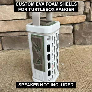 EVA Foam Speaker Shell for Turtlebox Ranger: Protects & Customizes with Easy Options: Made in the USA