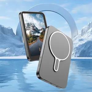 Portable Bluetooth Selfie Monitor - 2025 Latest Magnetic Ultra HD Phone Vlog Selfie Monitor Magsafe Mount, Selfie&Live Compatible Wireless Connection